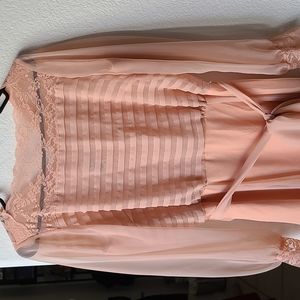 Miss Elliette vintage peach dress